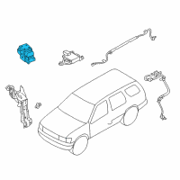 OEM 2001 Infiniti QX4 ACTUATOR Assembly - Anti SKID Diagram - 47660-2W166