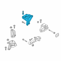 OEM 2018 Hyundai Sonata Engine Support Bracket Assembly Diagram - 21670-2B210