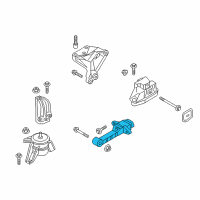 OEM Hyundai Bracket Assembly-Roll Rod Diagram - 21950-D3100