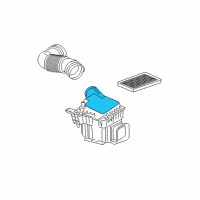 OEM 2009 Chrysler Aspen Cover-Air Cleaner Diagram - 53032528AE