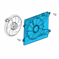 OEM 2022 Buick Encore Fan Shroud Diagram - 42441975