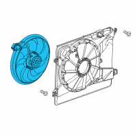 OEM 2017 Buick Encore Fan Blade Diagram - 95382426