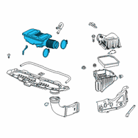 OEM GMC Sierra 1500 Outlet Duct Diagram - 84467636