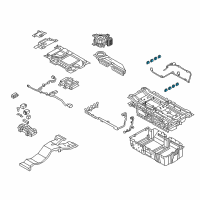 OEM 2018 Hyundai Sonata Fuse Box Assembly Diagram - 375F1-E6000