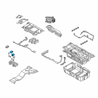 OEM 2016 Hyundai Sonata Relay-High Voltage Main Diagram - 37583-G2000