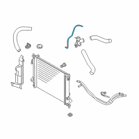 OEM 2013 Kia Soul Hose-Radiator To Reserve Diagram - 254512K600