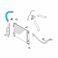 OEM 2012 Kia Soul Hose-Radiator Lower Diagram - 254122K601