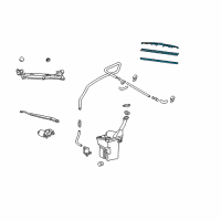 OEM Toyota MR2 Spyder Front Blade Diagram - 85222-52131