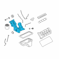 OEM 2011 Ford Mustang Front Cover Diagram - BR3Z-6019-B