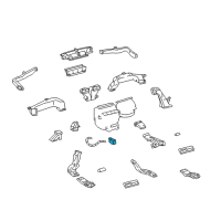 OEM 2011 Lexus GS460 THERMISTOR, Cooler Diagram - 88625-48070