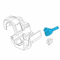 OEM 2005 Ford Expedition Turn Signal & Hazard Switch Diagram - 4L7Z-13K359-AAB