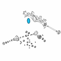 OEM Lexus LX570 Gasket, Rear Differential Carrier Diagram - 42181-60060