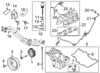 OEM 2022 Ford Police Interceptor Utility Drain Plug Gasket Diagram - FT4Z-6734-A