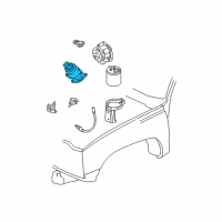 OEM 1993 GMC C3500 Valve Asm, EGR Diagram - 17113505