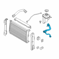 OEM 2016 BMW X5 Line, Radiator-Thermostat Diagram - 17-12-7-644-094