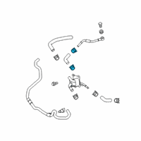 OEM 2021 Toyota Avalon Inlet Hose Clamp Diagram - 90466-A0014