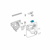 OEM 2008 GMC Sierra 1500 Handle, Inside Diagram - 22855643