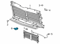 OEM GMC Acadia In-Car Sensor Diagram - 13583411