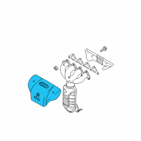 OEM Hyundai Protector-Heat Diagram - 28525-23925