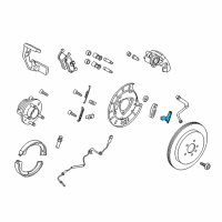 OEM Lincoln MKT Adjust Lever Diagram - 7L1Z-2A637-A