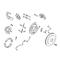 OEM 2019 Lincoln MKT Wheel Stud Diagram - DE9Z-1107-A