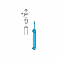 OEM 2017 Kia Niro Rear Shock Absorber Assembly Diagram - 55310G5300