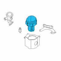 OEM 2004 BMW 325xi Air Pump Diagram - 11-72-7-553-056