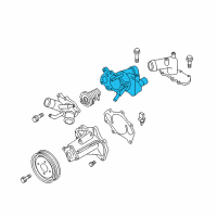 OEM 2014 Infiniti QX80 Housing - THERMOSTAT Diagram - 11061-1LA0A