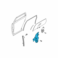 OEM 2007 Nissan Murano Regulator Assy-Door Window, Rh Diagram - 82720-CA00A