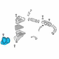 OEM Chevrolet Blazer Intake Duct Diagram - 42439398