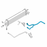 OEM 2018 Ford Escape Inlet Hose Diagram - GV6Z-18472-J