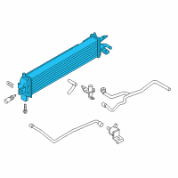 OEM 2017 Ford Escape Auxiliary Radiator Diagram - F1FZ-8005-B