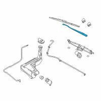 OEM 2015 Ford F-250 Super Duty Wiper Arm Diagram - 9C3Z-17526-B