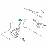 OEM 2011 Ford F-250 Super Duty Reservoir Cap Diagram - BC3Z-17632-A