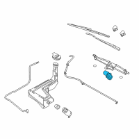 OEM 2011 Ford F-350 Super Duty Motor Diagram - BC3Z-17508-A