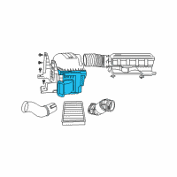 OEM 2005 Dodge Ram 3500 Cover-Air Cleaner Diagram - 53032648AF