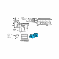 OEM Ram 2500 Clean Air Duct Diagram - 53034120AE