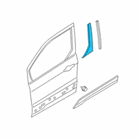 OEM 2016 Ford Transit Connect Upper Molding Diagram - DT1Z-1720939-AB