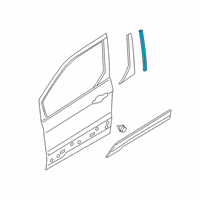 OEM 2015 Ford Transit Connect Window Molding Diagram - DT1Z-61255A35-C