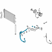 OEM 2013 Kia Rio Suction Pipe Assembly Diagram - 977731W200