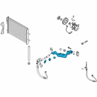 OEM Kia Rio Liquid Pipe Diagram - 977741W100