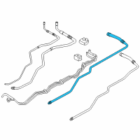 OEM Lincoln Water Inlet Tube Diagram - CL1Z-19867-B