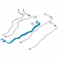 OEM Lincoln AC Line Diagram - FL1Z-19867-K