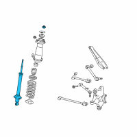 OEM 2008 Lexus IS250 ABSORBER Assembly, Shock Diagram - 48530-80285