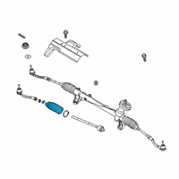 OEM 2022 Hyundai Santa Fe Bellows-Steering Gear Box Diagram - 56528-S1000