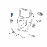 OEM 1993 Ford Explorer Upper Hinge Diagram - BL1Z-7826800-A