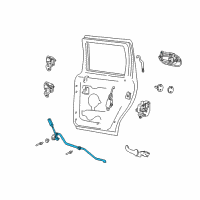 OEM 1998 Ford Expedition Door Latch Cable Diagram - F75Z7826460AAA