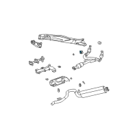 OEM 2002 Jeep Liberty Hanger-Exhaust Diagram - 52101124AA