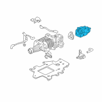 OEM Buick Regal Fuel Injection Air Meter Body Diagram - 24503395