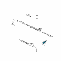 OEM 1996 Lexus LX450 Gasket Kit, Power Steering Gear(For Recirculating Ball) Diagram - 04445-60050